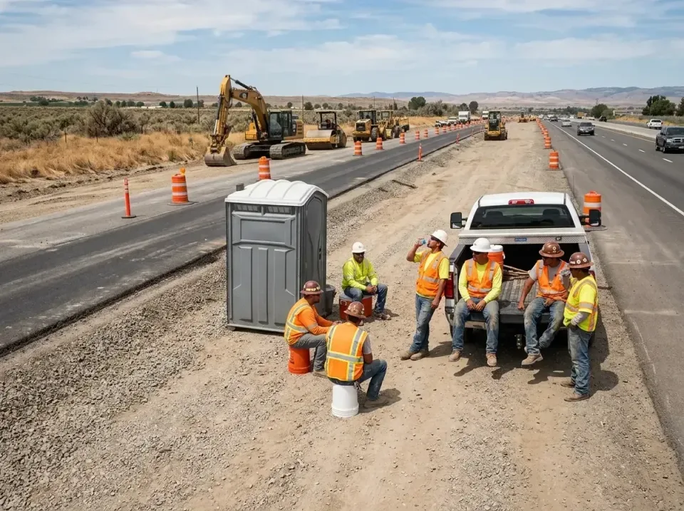 highway-road-construction-crew-007 — frequently asked questions, Porta Potty and Restroom Rentals in Rising Sun-Lebanon, DE